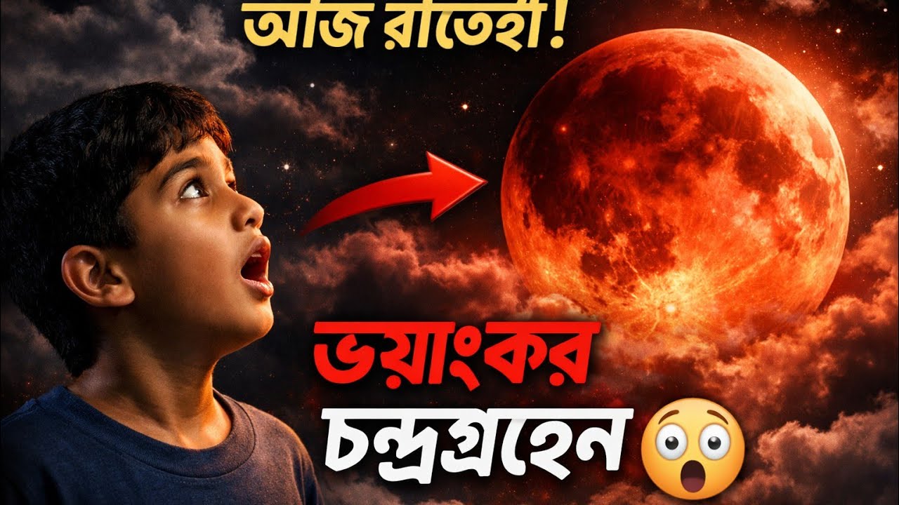 Hindu moon grohon #moon #video 