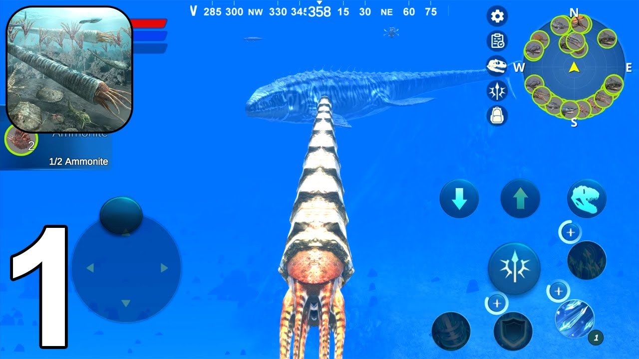Cameroceras Simulator Android Gameplay Part 1 - Dinosaur Games