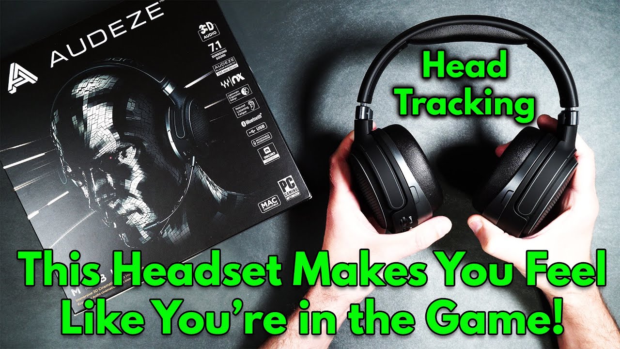Audeze Mobius 7.1 Head Tracking 3D Sound Gaming Headset - It's Like You're Right There!