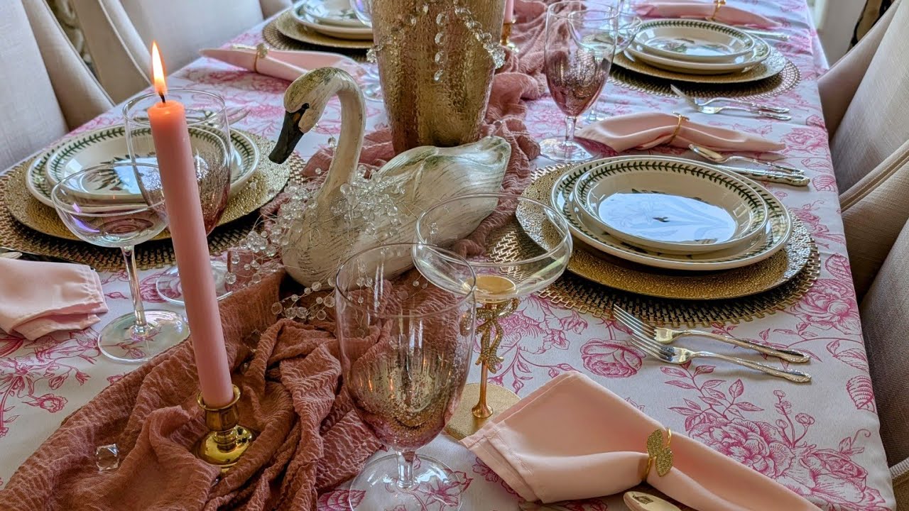 Summer Elegance/Tablescape!  