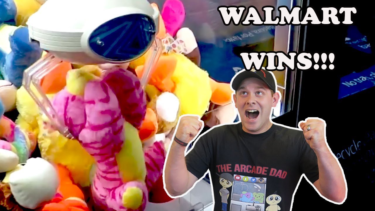 UFO Catchers at Walmart! Awesome plush wins with Dragon Claw Games Walmart Claw Machine Wins teamCC