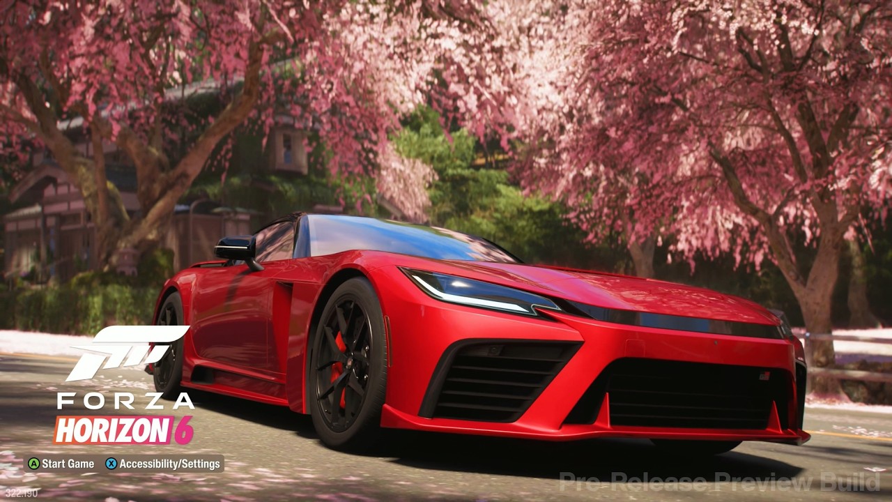 Forza Horizon 6 Title Screen (Preview Build)
