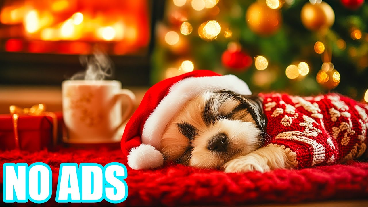 Уютная музыка у камина для собак 🔥 Теплые звуки для спокойного сна 🐶 Глубокое расслабление для соб