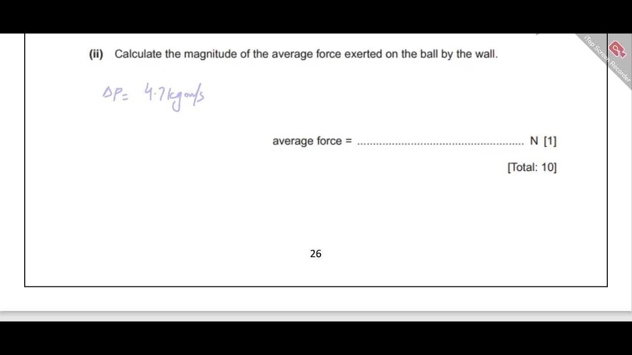 Lecture X6 | Past paper structured question |Projectile motion, Torque, Work and energy, Hooke's Law