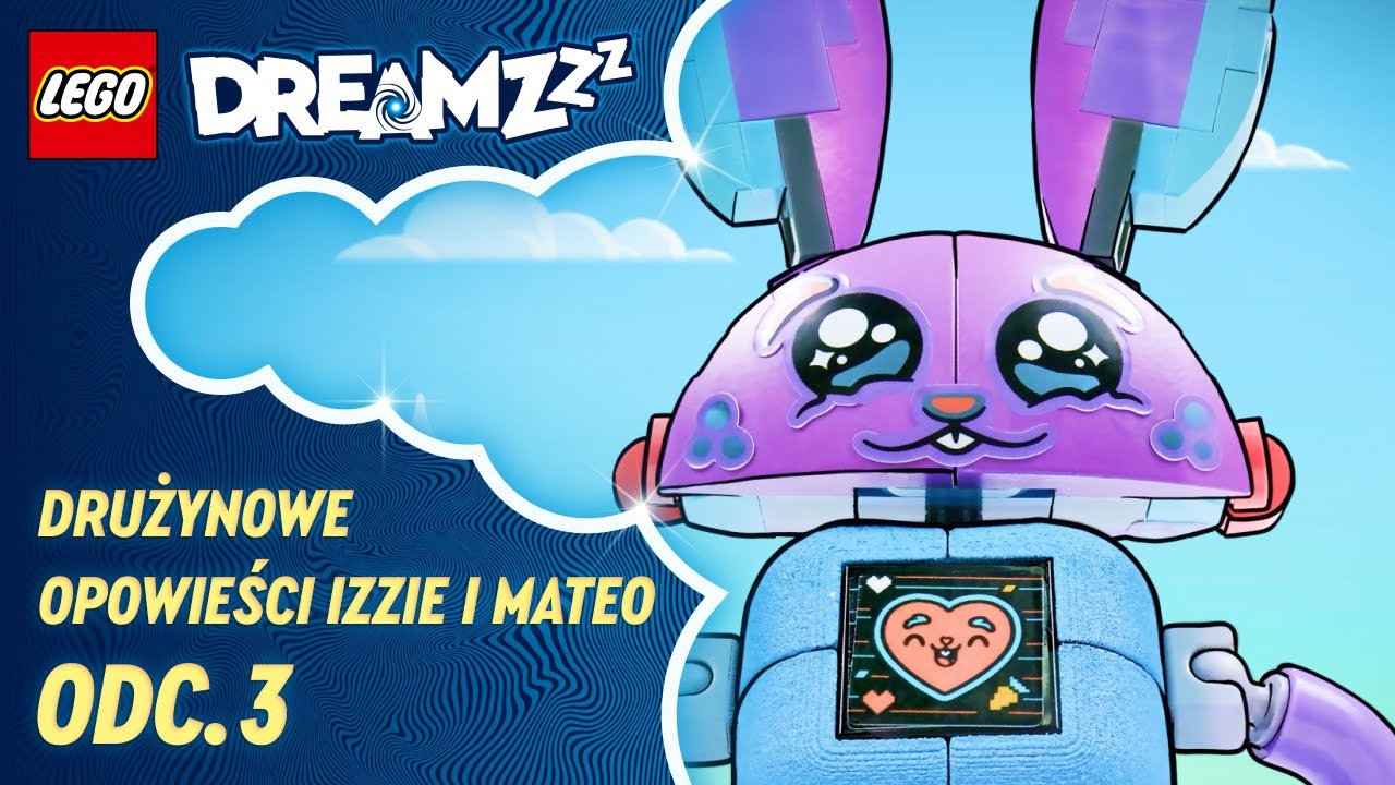 Bunchurro 🐰 pod kontrolą złego m&oacute;zgobota 🤖🧠| Drużynowe opowieści Izzie i Mateo | LEGO DREAMZzz