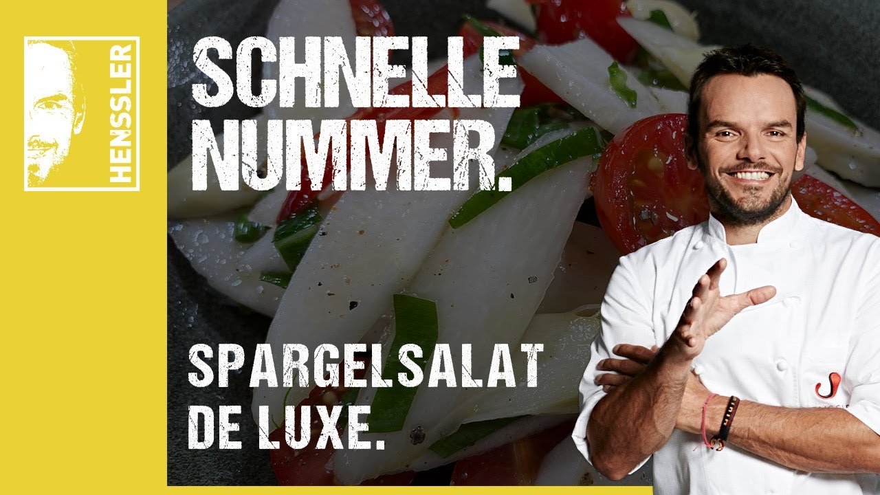Schnelles Spargelsalat Deluxe Rezept von Steffen Henssler