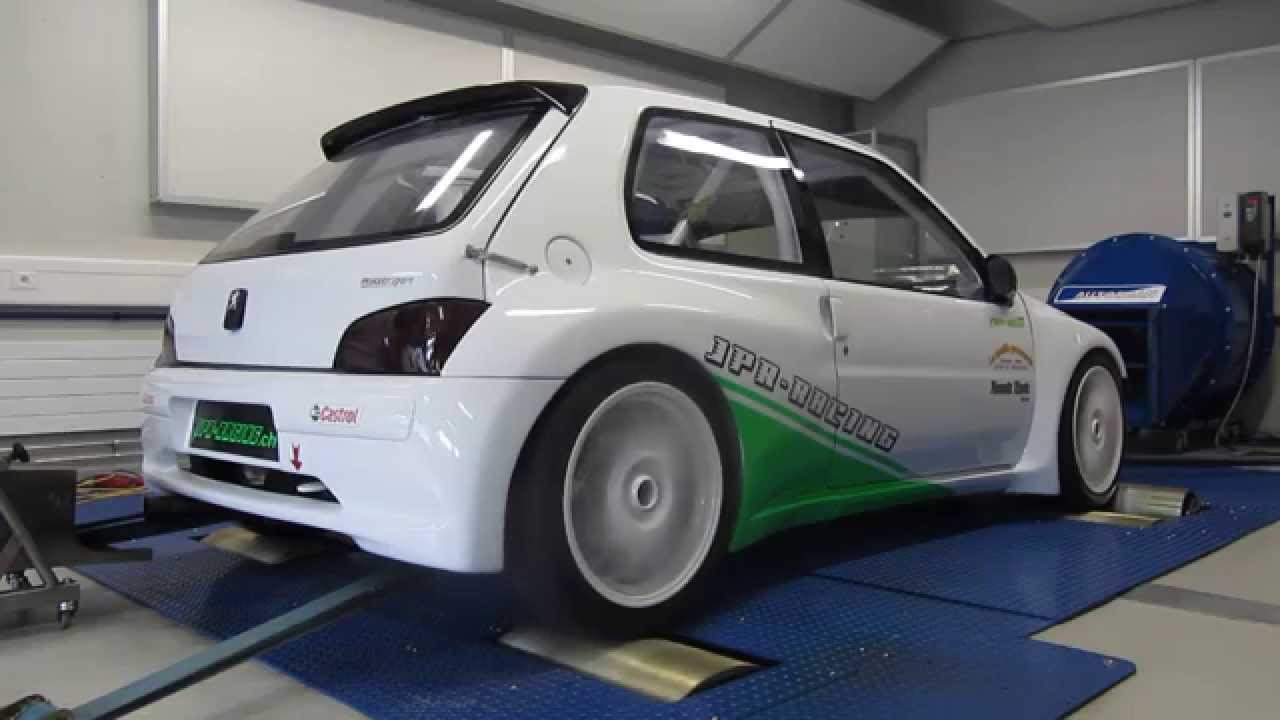 Pierre Murisier Peugeot 106 Maxi Banc d'essai 1 JPR Racing