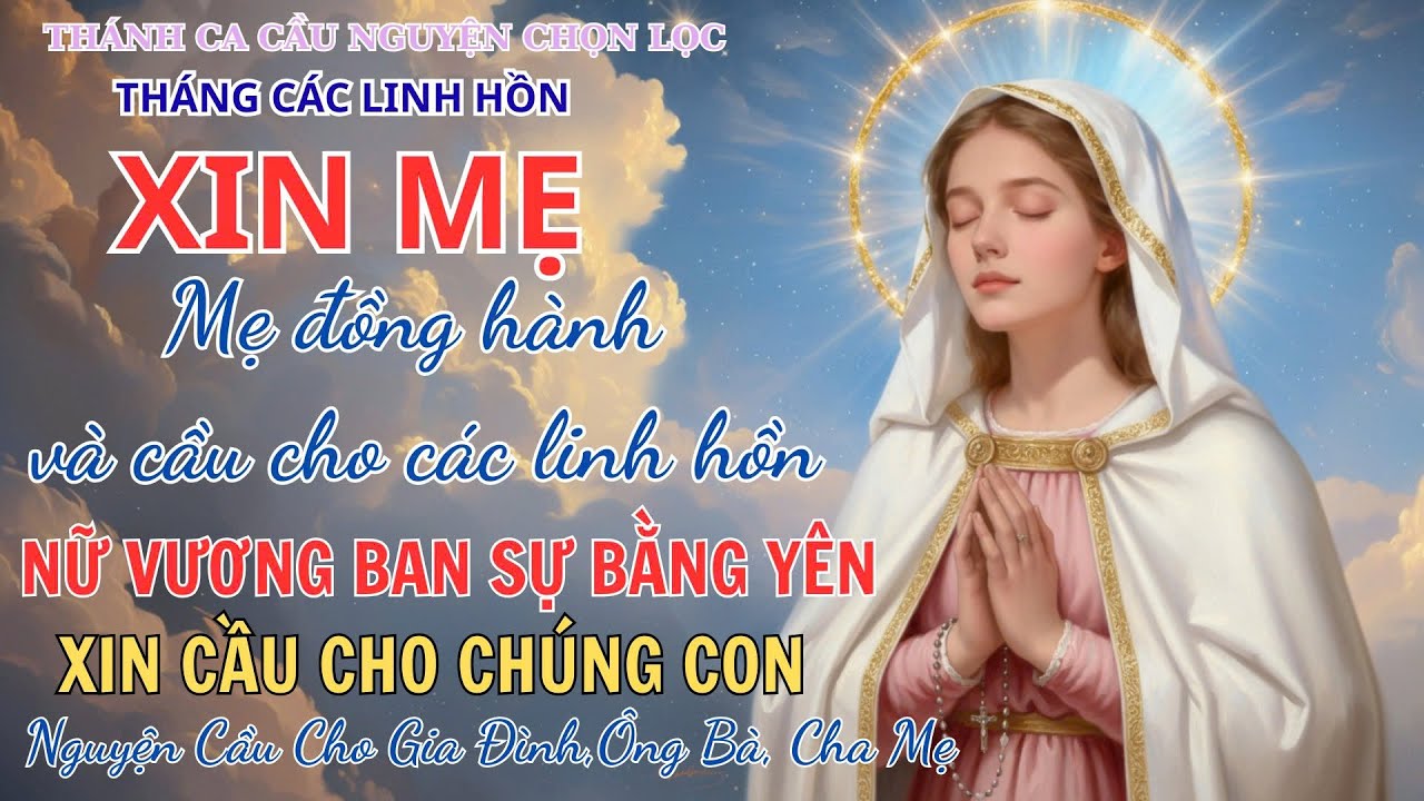 ✨ Nghe 15 phút 💐 Hãy để Mẹ dịu dàng nâng đỡ, xoa dịu nỗi đau và dẫn bạn đến bình an trong Chúa 🌿🙏🏻