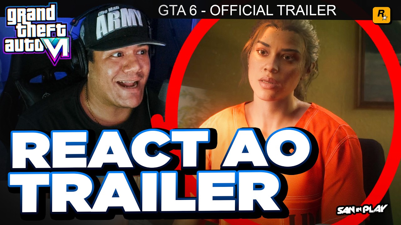 SanInPlay Reagindo ao TRAILER do GTA 6 OFICIALMENTE DISPONÍVEL! #gta6trailer