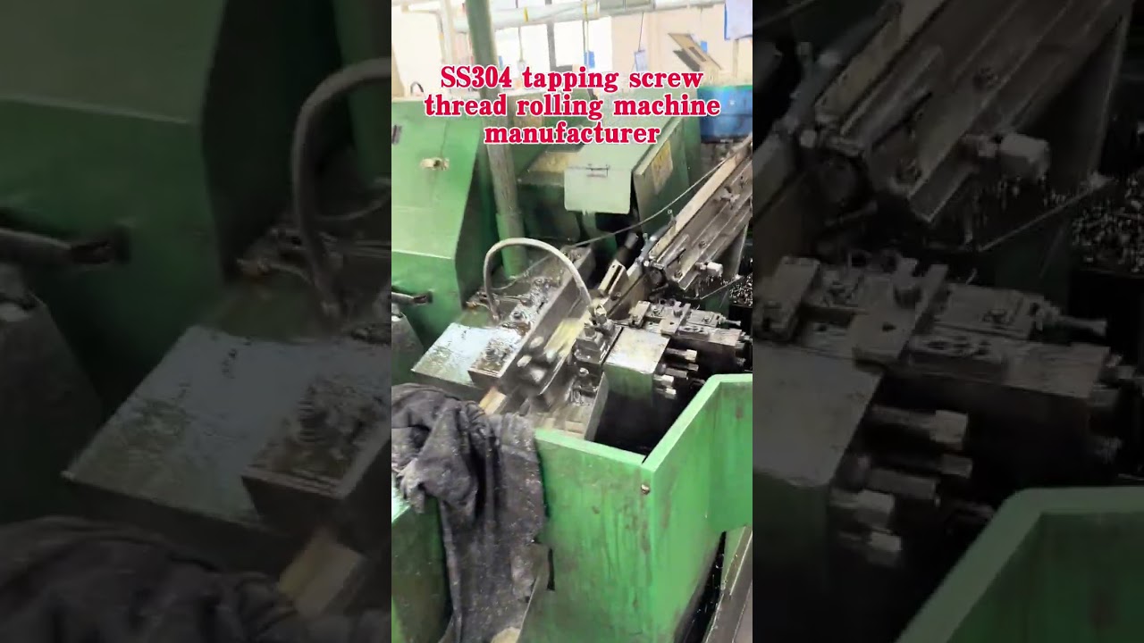 M5 thread Rolling machine supplier 丨manufacturing phillip flat head self tapping screws.