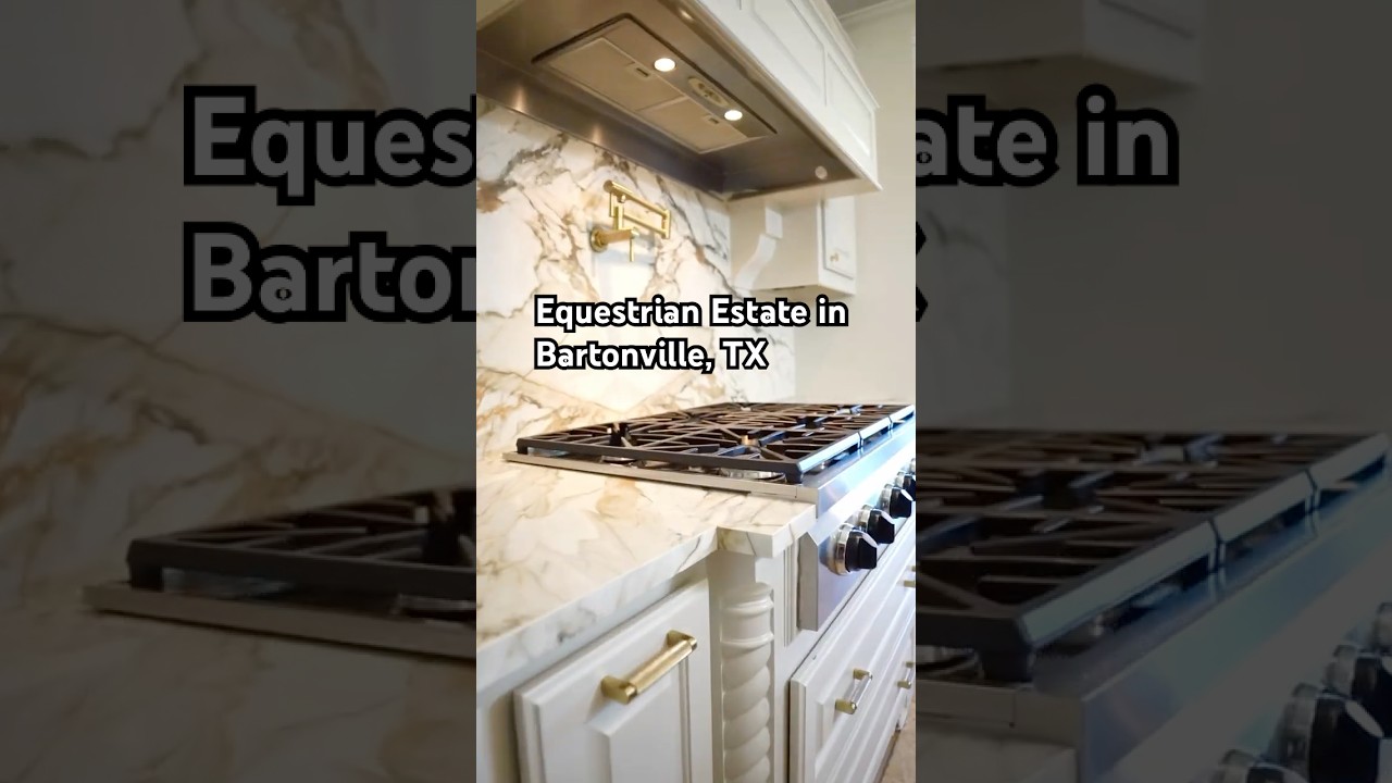 Welcome to Bartonville, TX where equestrian living meets luxury lifestyle.
