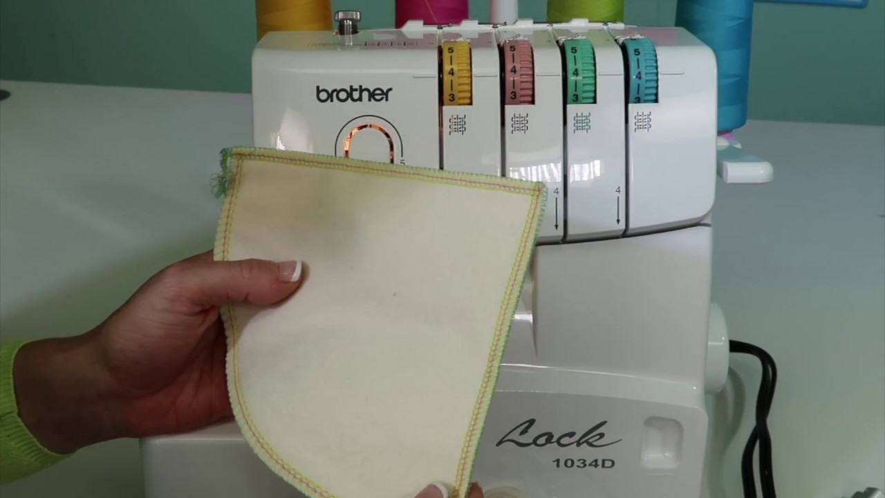 Brother 1034D Serger 22 Повороты