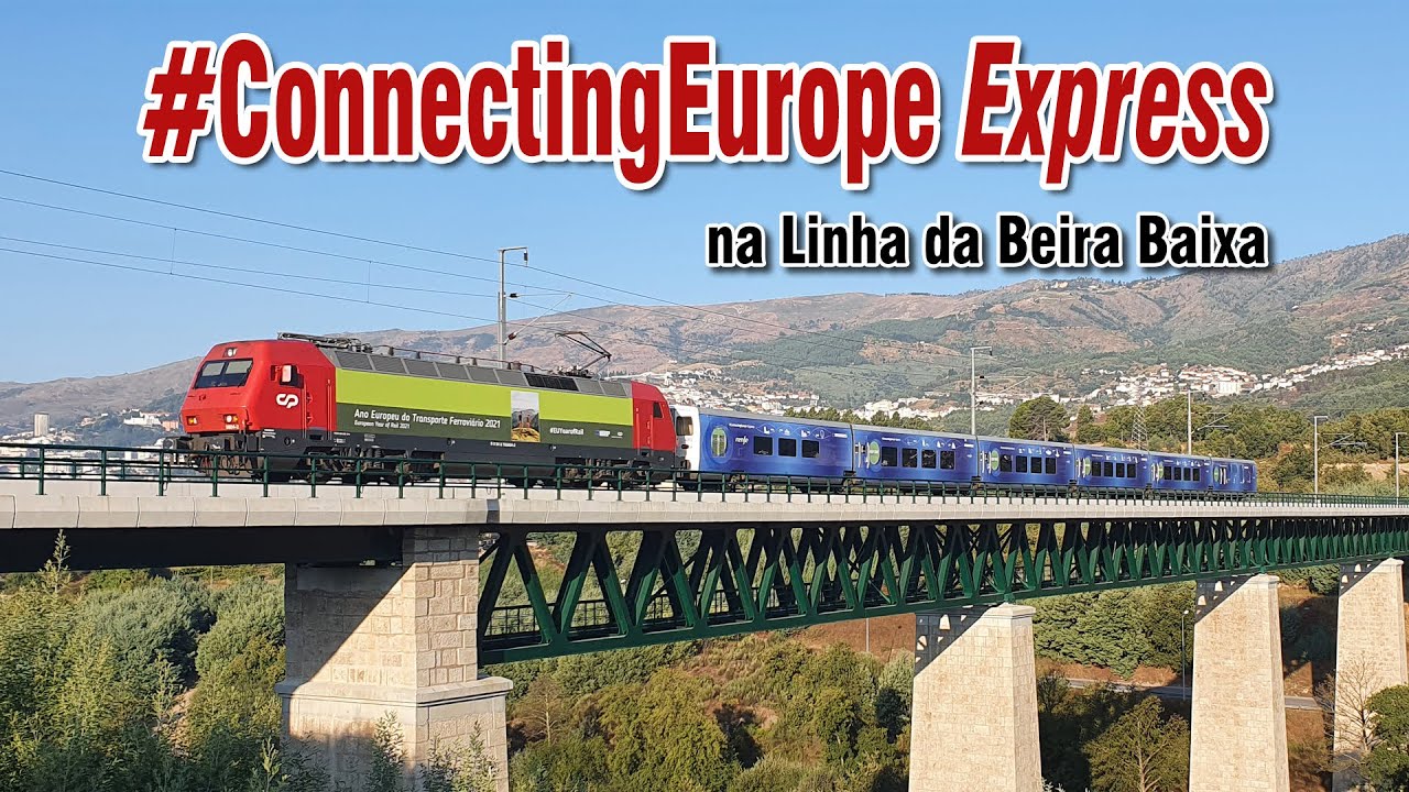 #ConnectingEurope Express na Linha da Beira Baixa