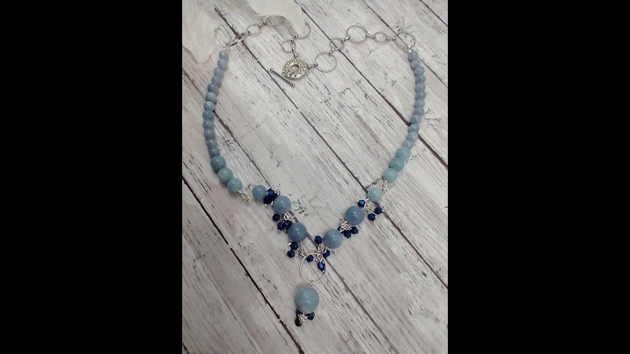 Урок по изготовлению ожерелья из бусин из набора Bargain Bead Box, декабрь 2021 г.