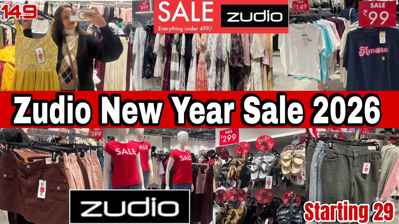 Zudio January New Year Sale 2026‼️Starting Rs/-29| Zudio Shopping | #zudiosale #zudio 