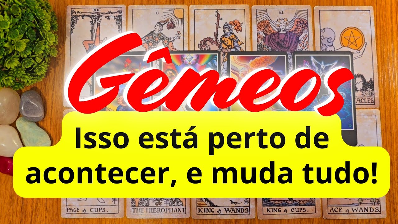 GÊMEOS 💜💛 ISSO ESTÁ PERTO DE ACONTECER, E MUDA TUDO!
