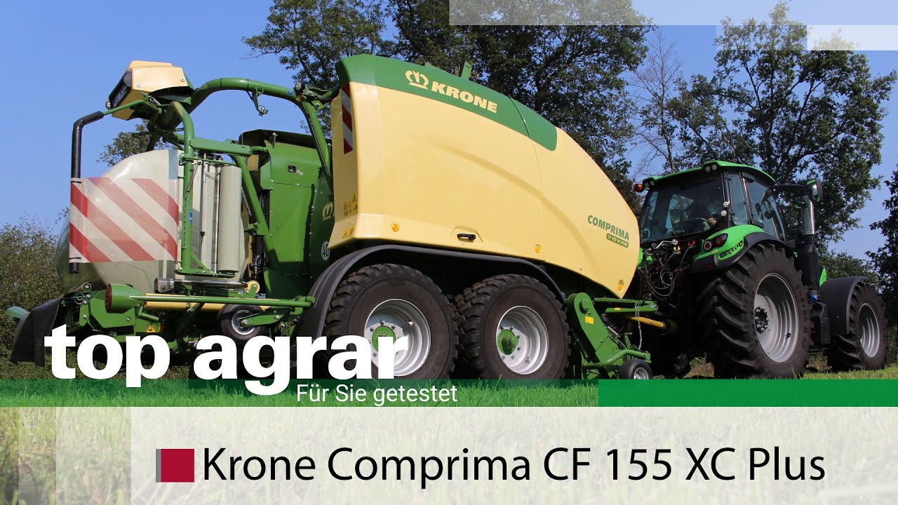 top agrar Praxistest - Krone Comprima CF 155 XC Plus