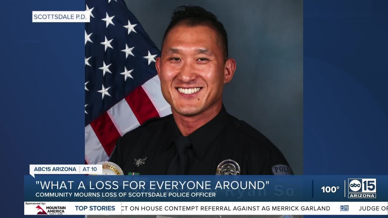 Community mourns loss of Scottsdale police officer