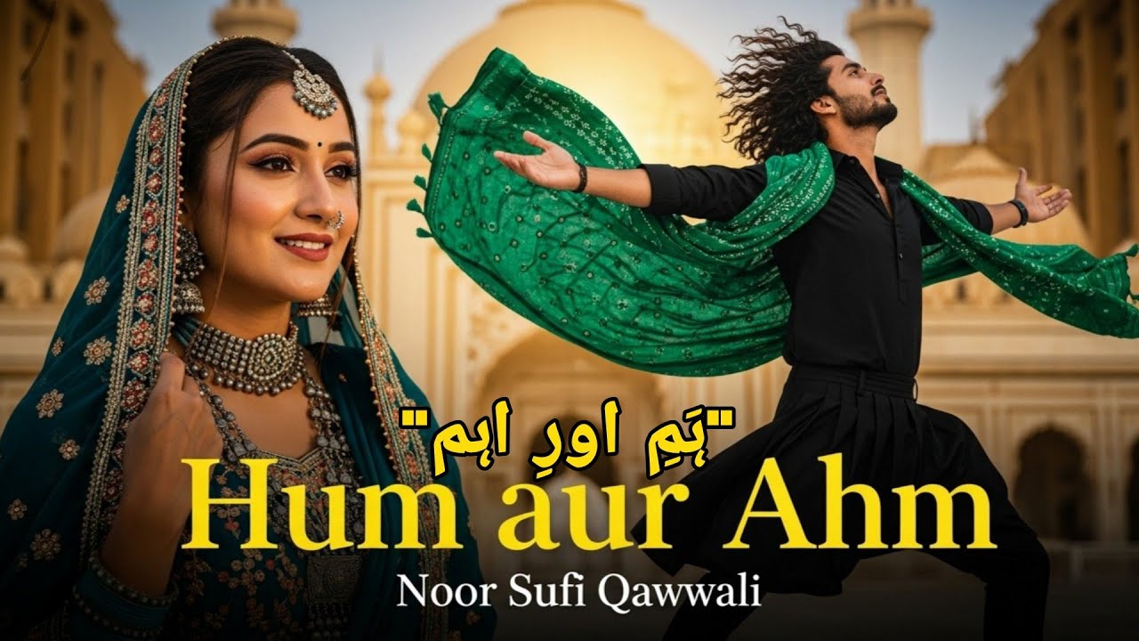 Hum aur Ahm(ہم اور اہم)Love vs Ego | A Modern Sufi Reflection | Lyrics Video | New Sufi Qawwali 2026