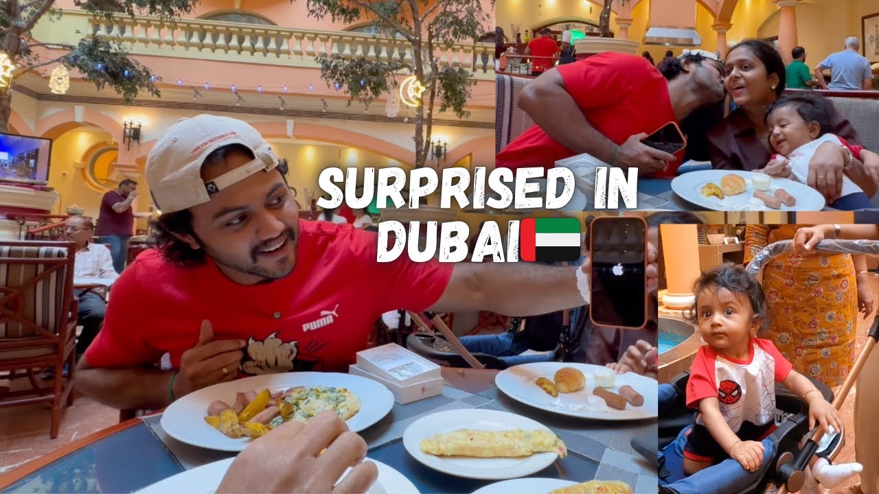 Shocked ! 😱 Surprise in Dubai 😍 - totally unexpected 😲 #appulovesappu #travel #familytrip