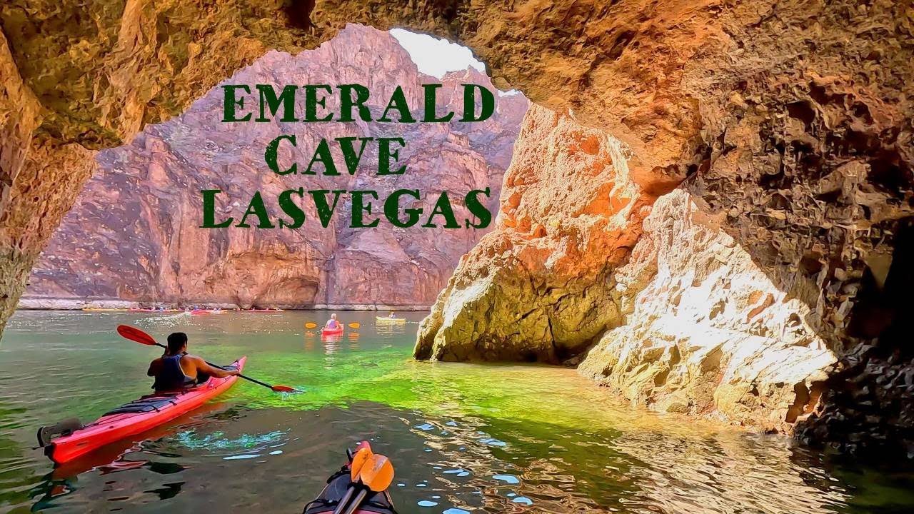 Kayaking Emerald Cave near Las Vegas Nevada