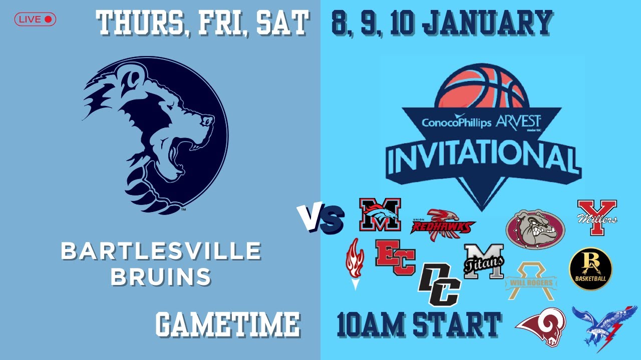 BHS Bruins Varsity Basketball vs. COP / Arvest Tournament - 8-10 Jan 2026 - Day #1