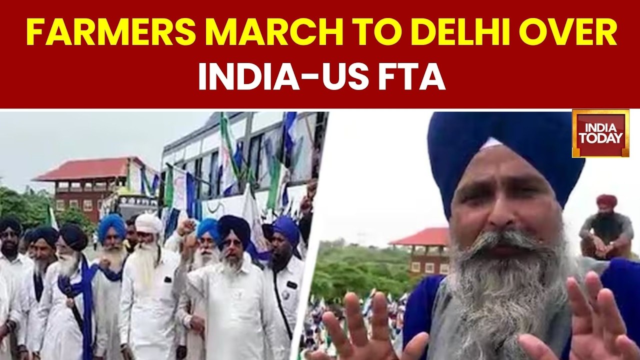 India-US Trade Deal Sparks Farmers' Protest | Punjab Farmers Head to Delhi | India Today News