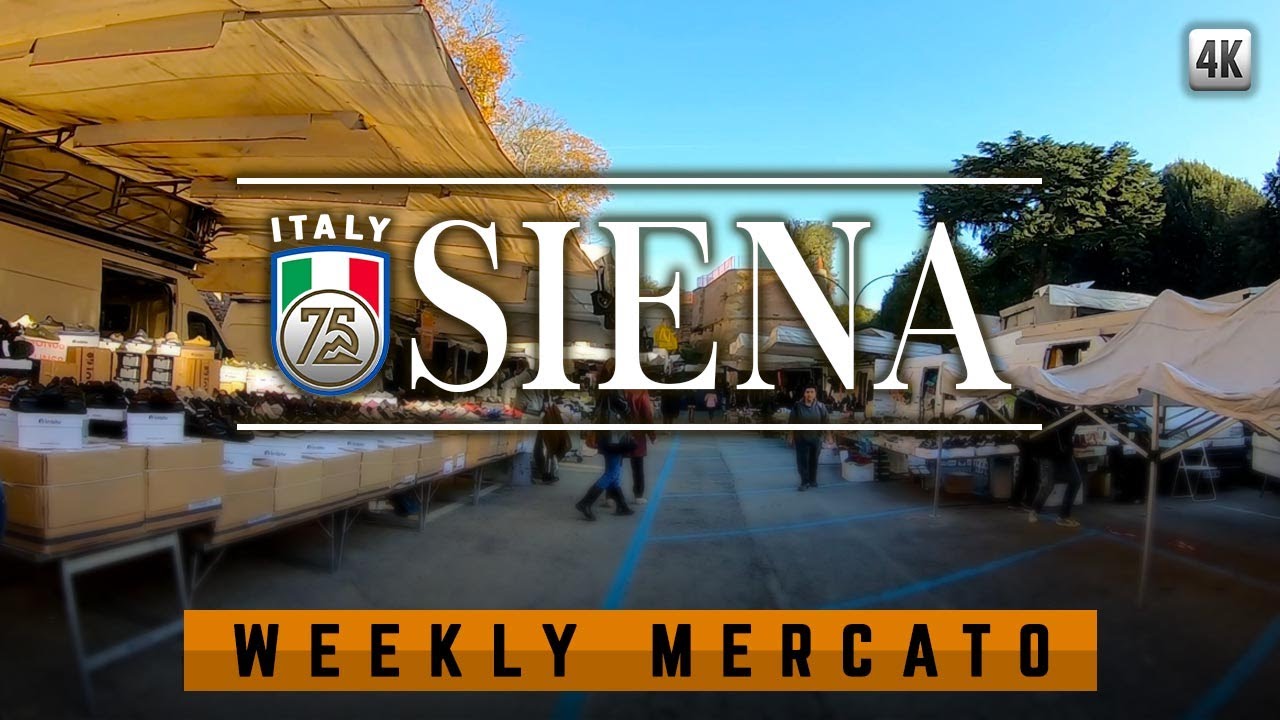 Siena Weekly Market near the Fortezza  Medicea, Lizza Park Mercato