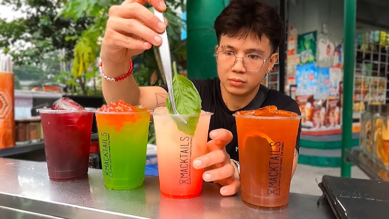 Refreshing  Mocktails | Street Food Manila | Hungry Fish Eye #drinks #mocktails
