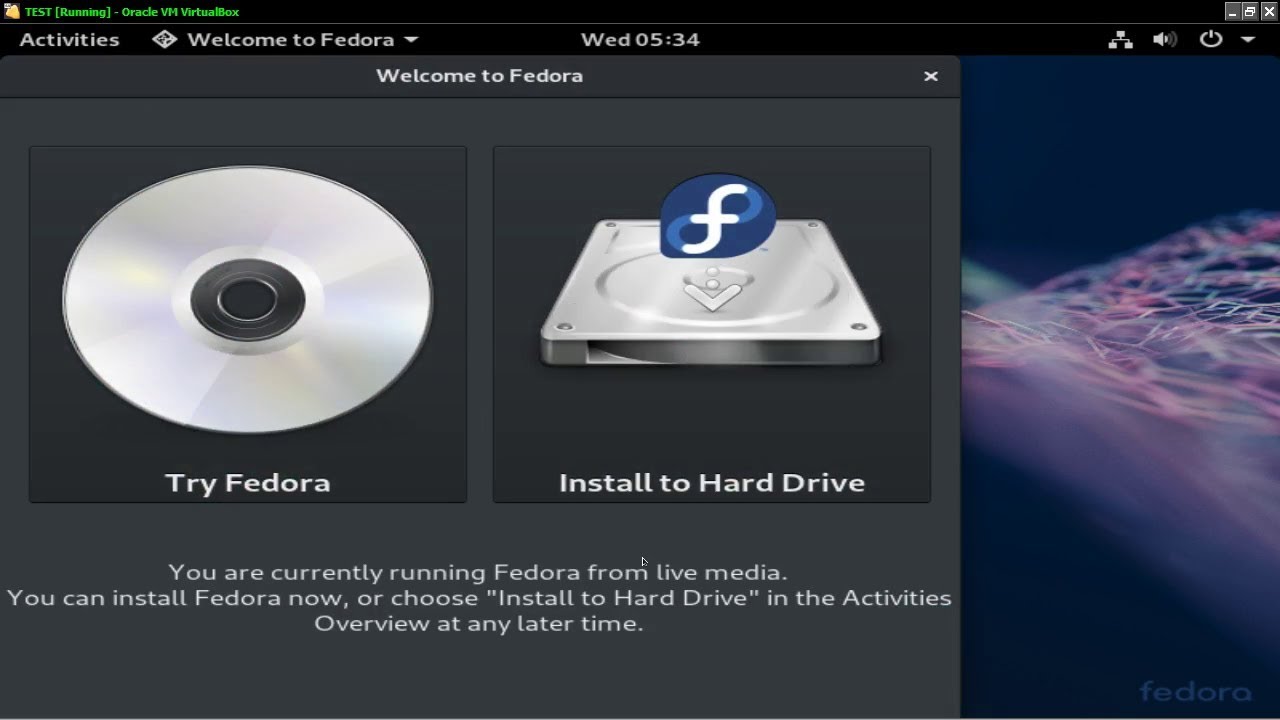 Fedora 29 Workstation