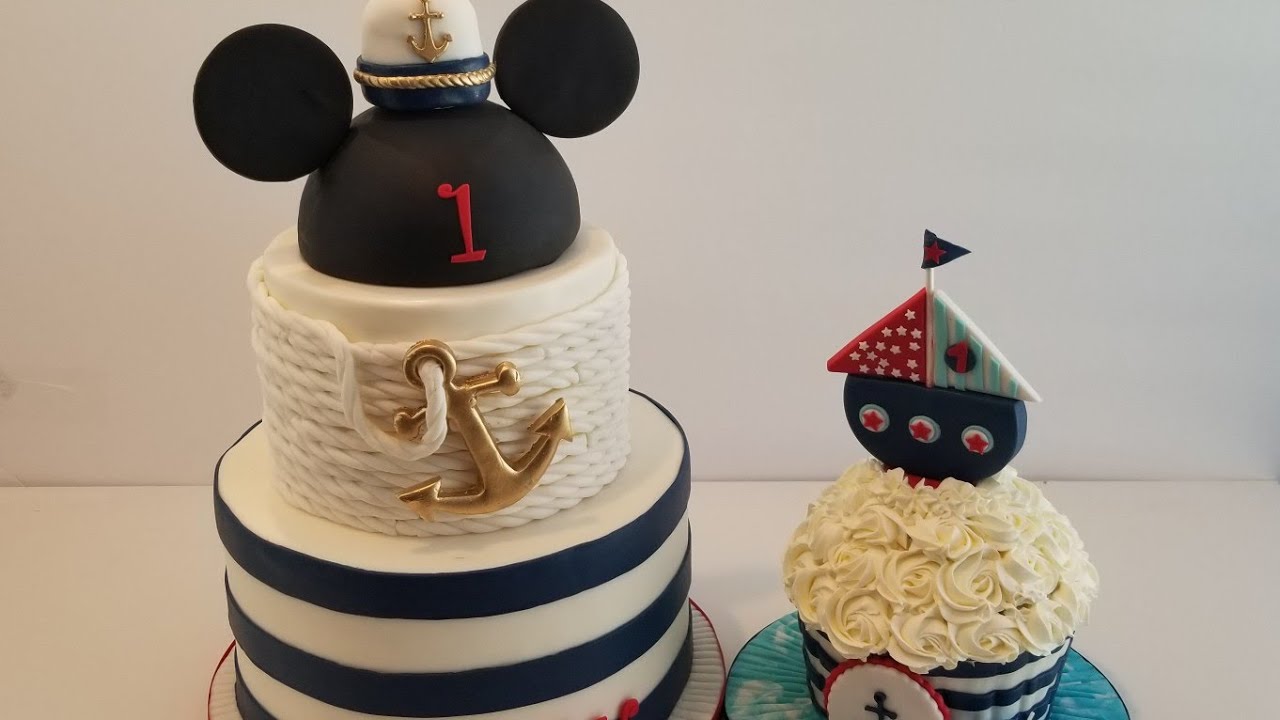 #94- Pastel de Mickey Mouse Marinero