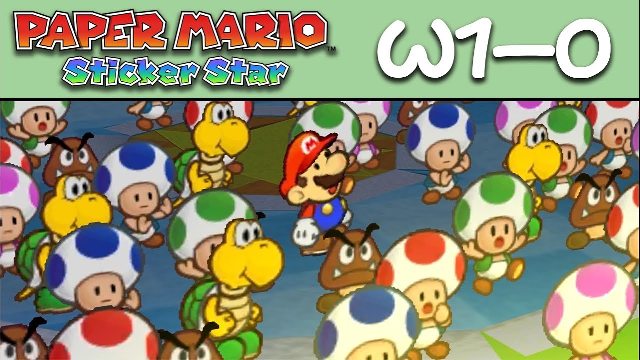 Welcome to Decalburg! | Paper Mario Sticker Star - #1