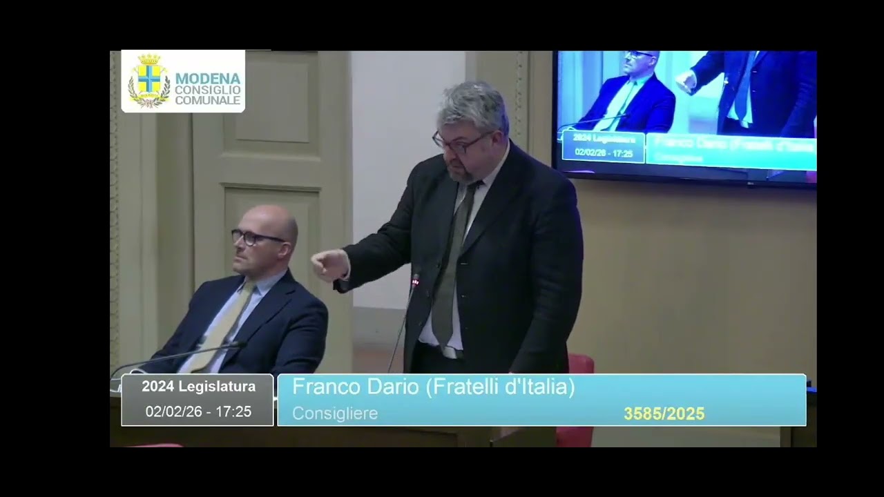 Intervento del Consigliere Dario Franco in Consiglio Comunale- Riflessione sullo stato del Parco R