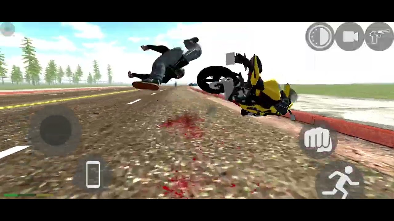 Riding on golden Kawasaki zx10r. # Indian bike driving 3D.