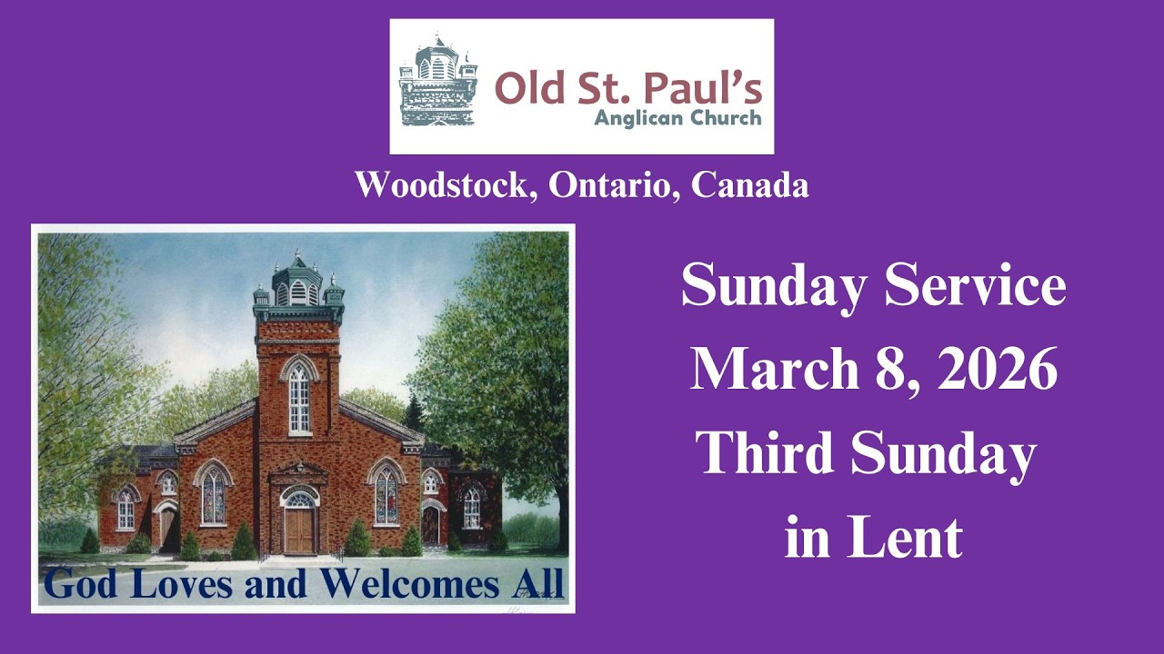 March 8, 2026 Anglican Church Service