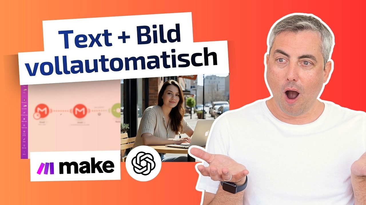 Make + OpenAI: Bilder automatisch generieren, passend zum Text [Make Tutorial deutsch, Teil 3]