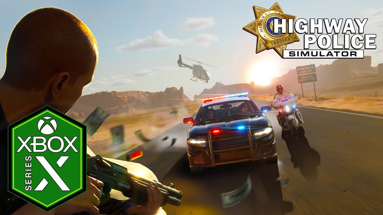Highway Police Simulator Xbox Series X Gameplay [Hilarious] [Optimized?]