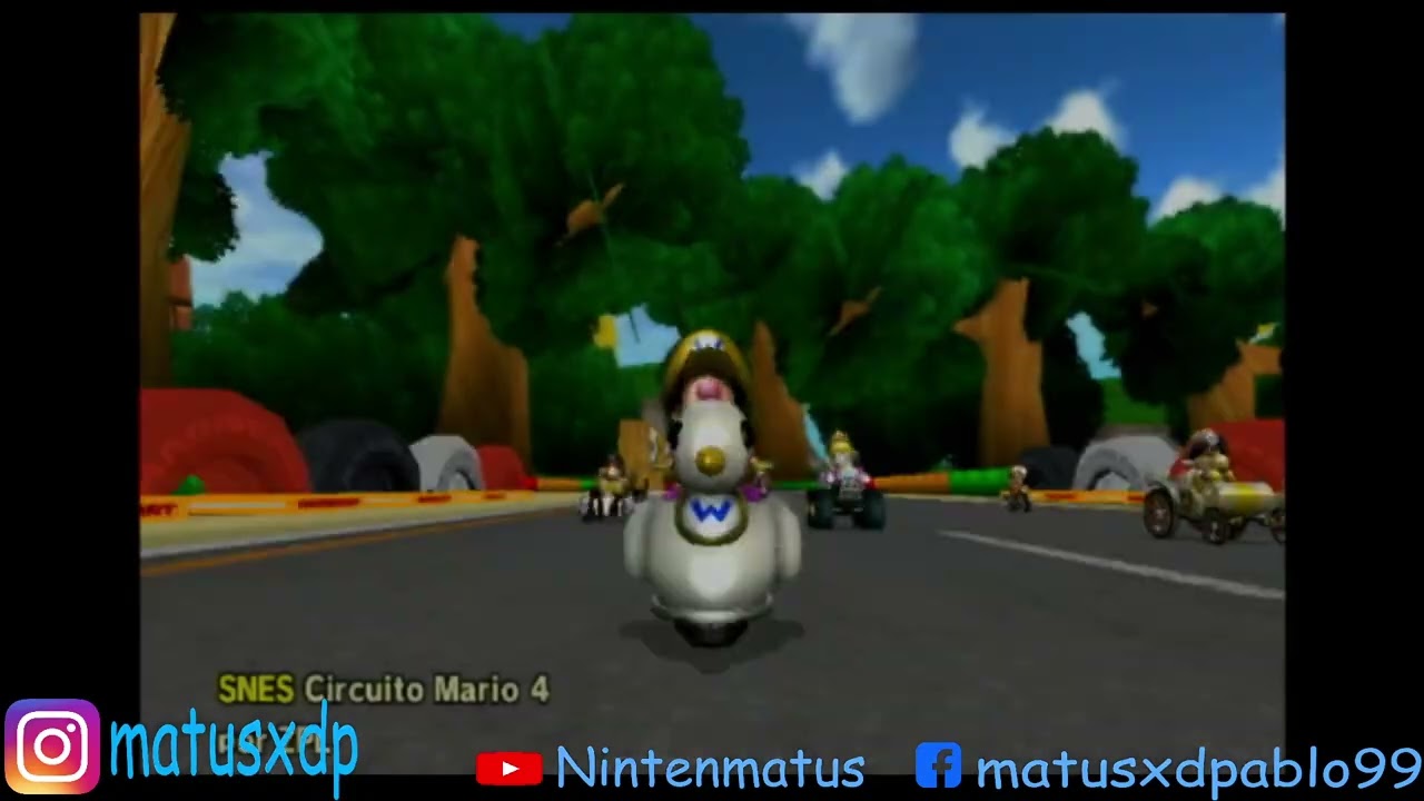 MKW Retro Rewind 500cc - Pistas SNES (tantas curvas y yo sin frenos)