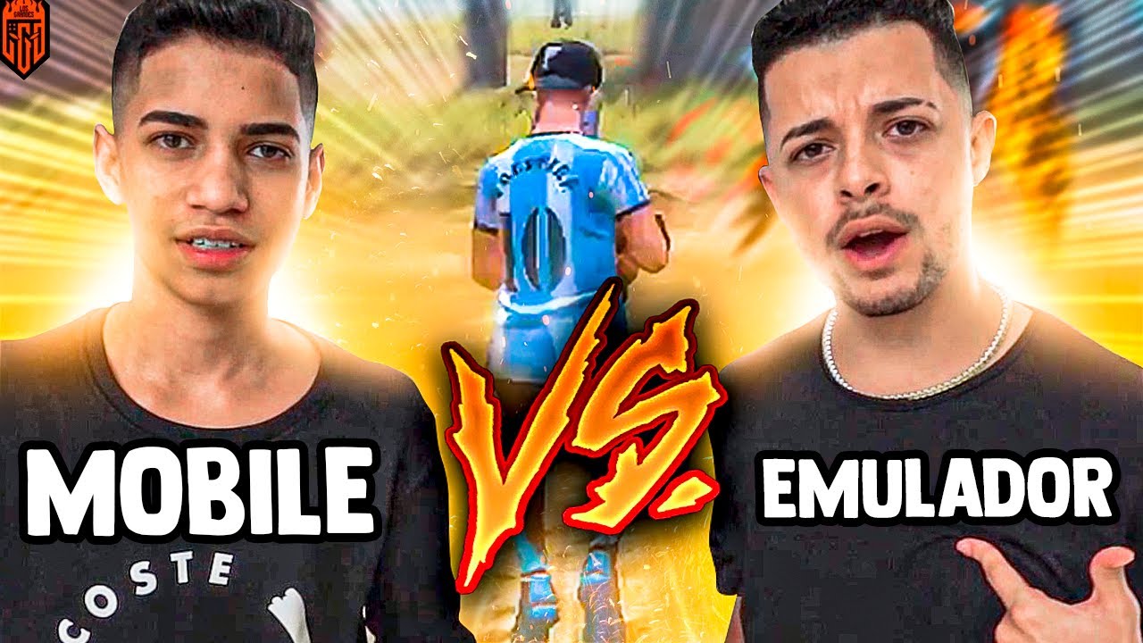 EMULADOR CONTRA MOBILE - QUEM GANHOU?? X1 INSANO TREM BALA VS VANQUILHA - LOS GRANDES FREE FIRE