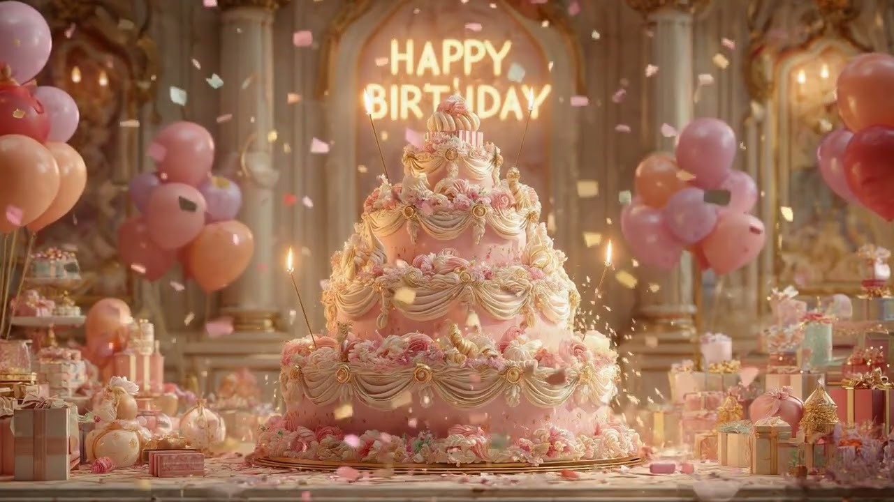 Happy Birthday To You Song 2026 🎉 Beautiful Birthday Cake & Fireworks Celebration