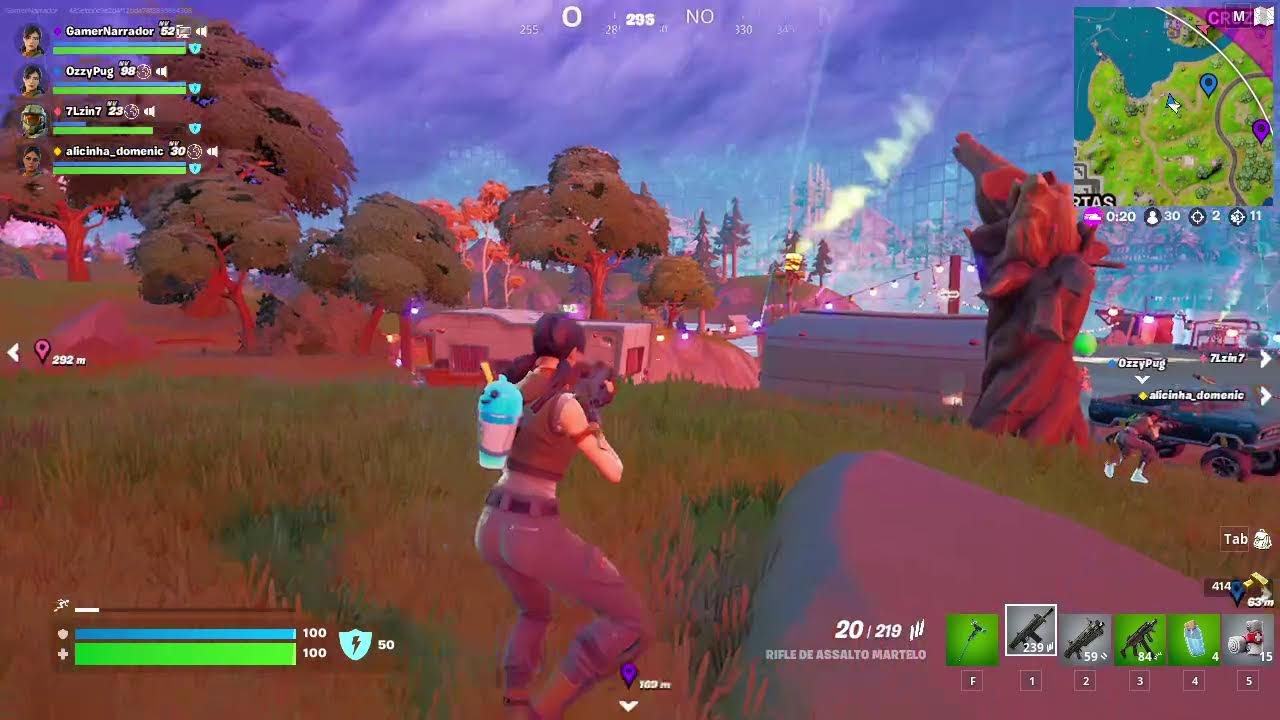 Fortnite Sem Voz - Live