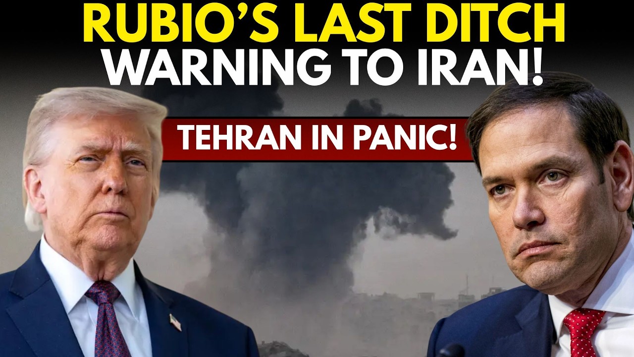 WHITE HOUSE Live: US NEWS ALERT | Marco Rubio&rsquo;s FINAL Warning to Iran &mdash; Tehran in Panic | Trump