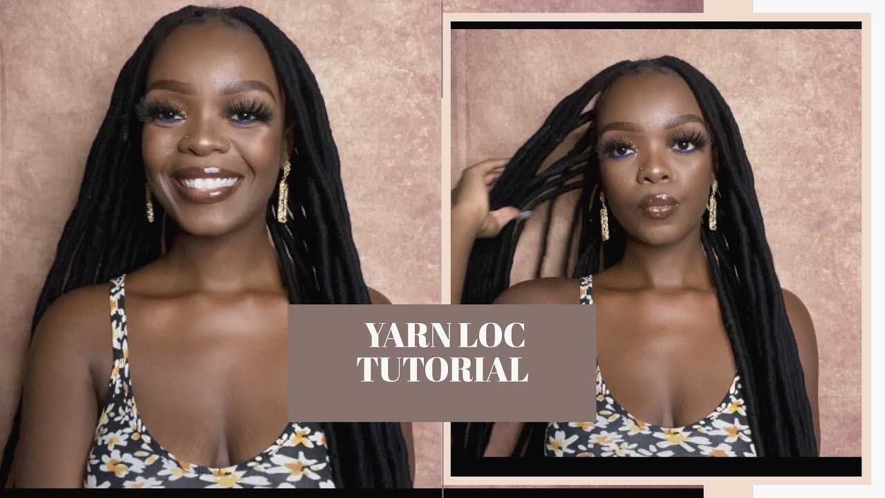 How I Do My Yarn Locs‼️ (Quick & Easy Method)