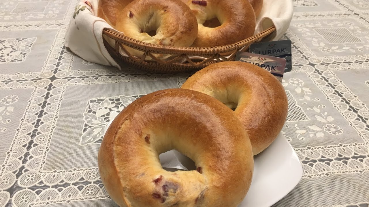 簡單手揉蔓越莓貝果 Homemade Cranberry Bagels