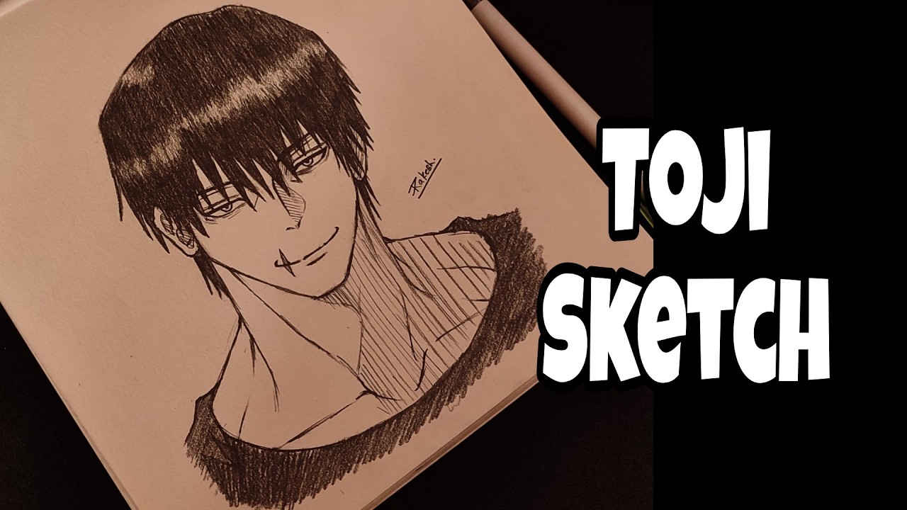 How I Drew Toji Fushiguro | Full Timelapse #drawing #jujutsukaisen #tojifushiguro