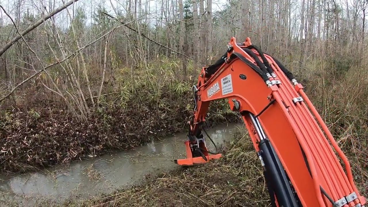 MUD & BLOOD! Cutting Overgrown Drainage Ditches With The MTL XC5