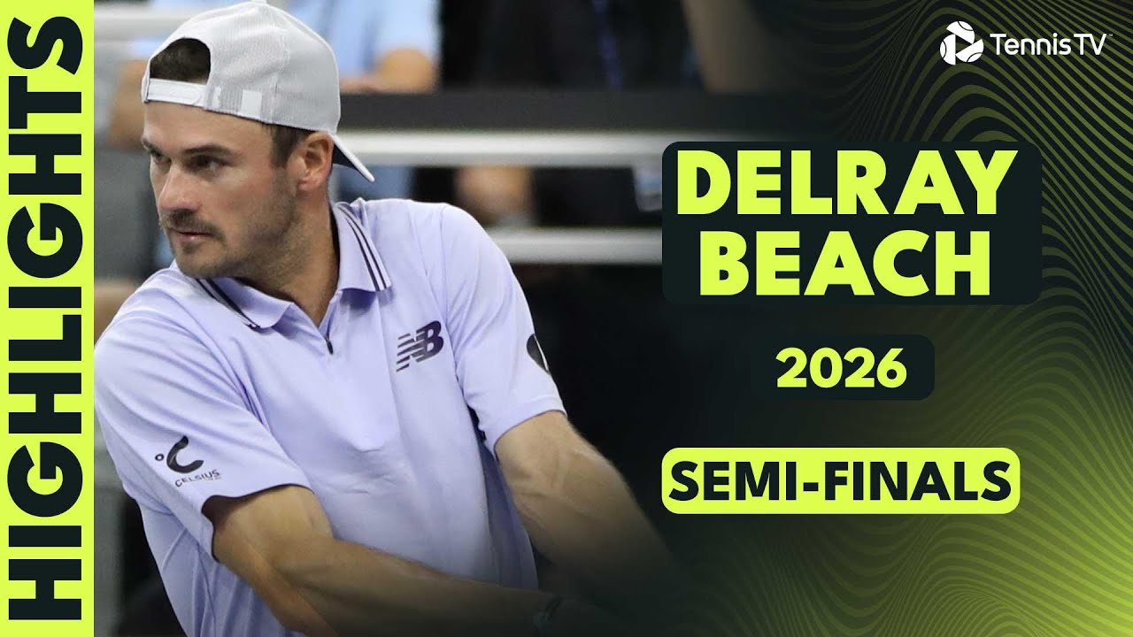 Sebi Korda vs Flavio Cobolli; Tommy Paul vs Learner Tien | 2026 Delray Beach Semi-Final Highlights