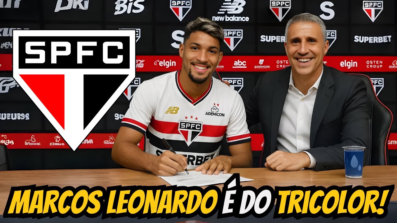 BOMBA TRICOLOR! MARCOS LEONARDO CHEGA AO SÃO PAULO PARA SALVAR O ATAQUE!