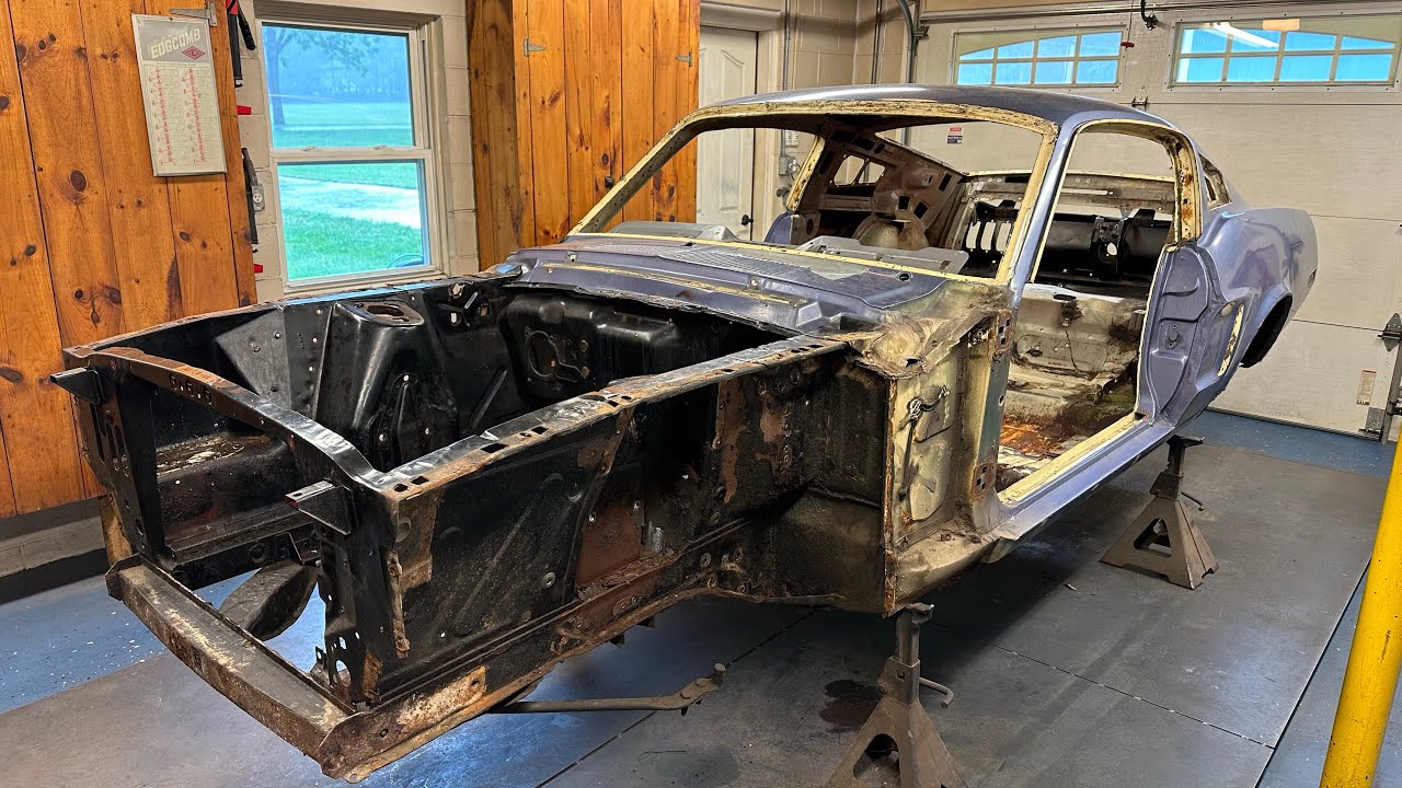 1968 Mustang S Code Sheet Metal Replacement Ready For Blast