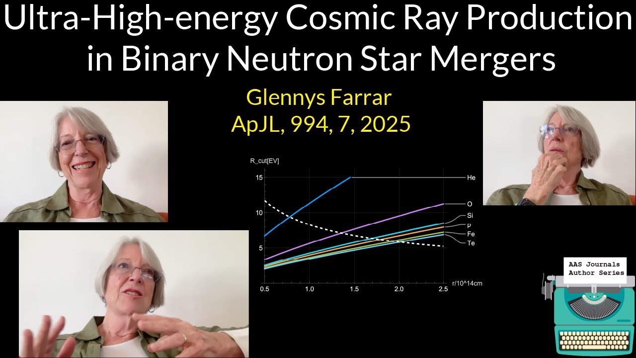 AAS Journal Author Series: Glennys Farrar on 2025ApJ...994L...7F